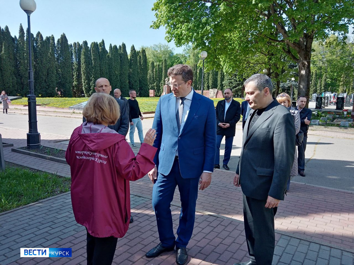    Губернатор Нижегородской области Глеб Никитин приехал в Курск с рабочим визитом