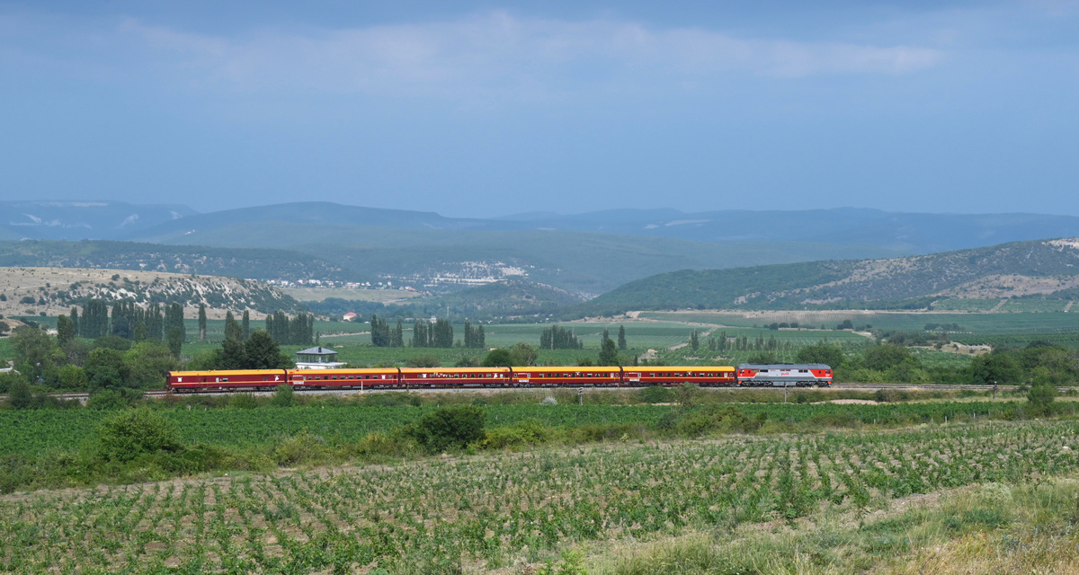 Поезд «Виноградный экспресс» // Фото предоставлено компанией «Гранд Сервис Экспресс»