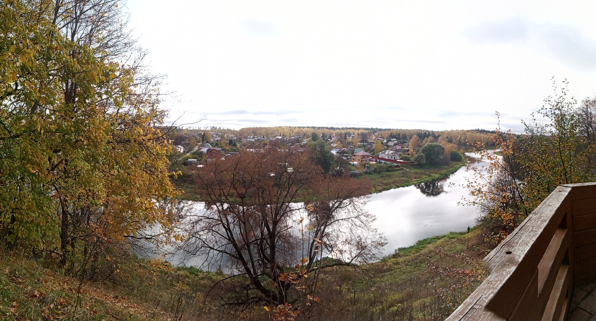Вид со смотровой площадки, расположенной в ЦПКиО