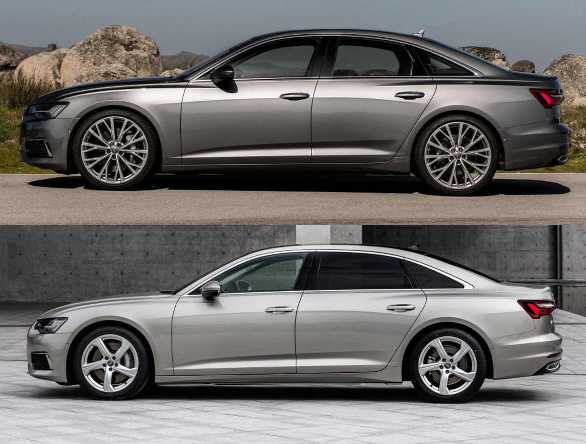 Сравнение Audi A6 и A6L