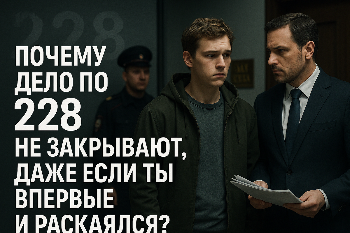 🧷 «Ну он же впервые! Он же всё признал! Почему не прекратили?» — это я слышу почти на каждом деле по части 1 статьи 228 УК РФ.