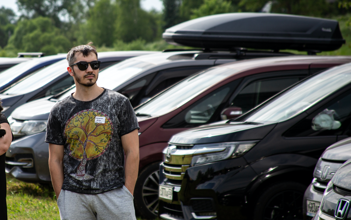 Это я на сходке таких же Honda Stepwgn