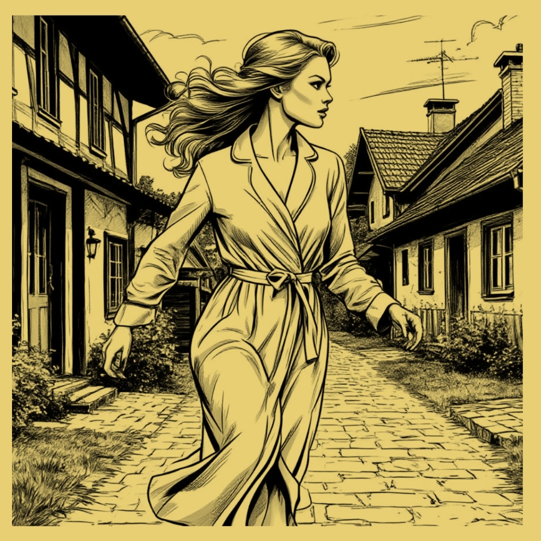 Я в чем была выскочила на улицу...