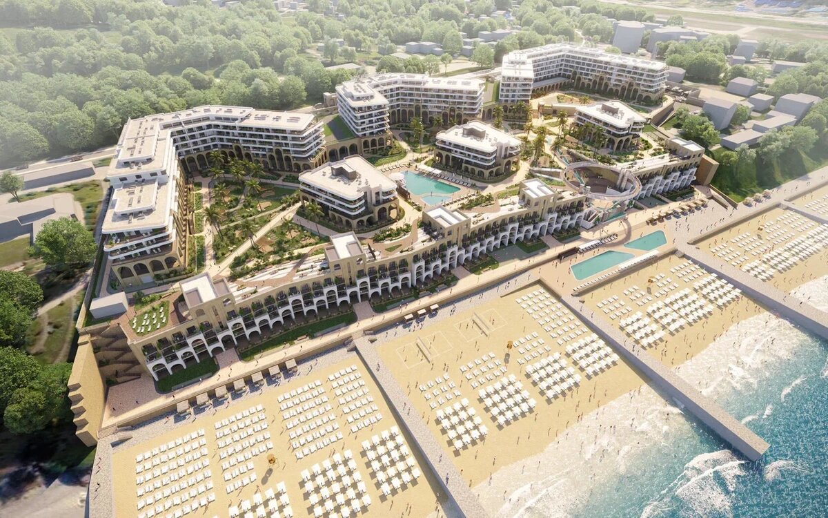 Общий вид корпусов комплекса Grand hotel Agoy 