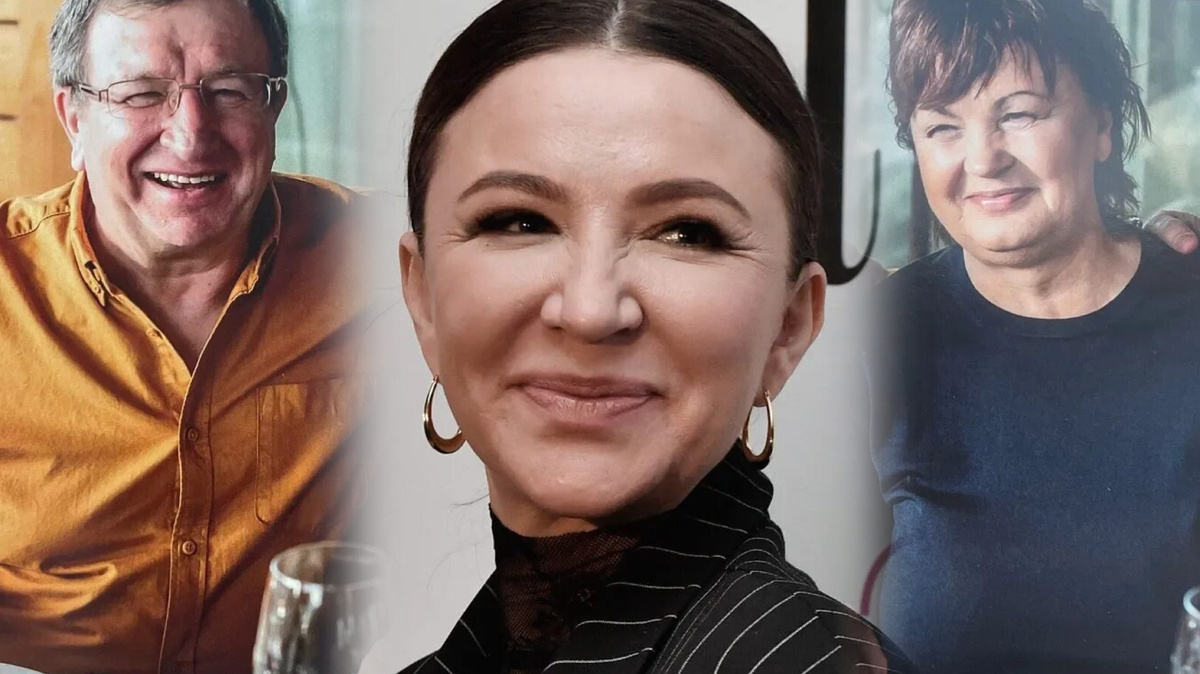 Лена с папой и мамой