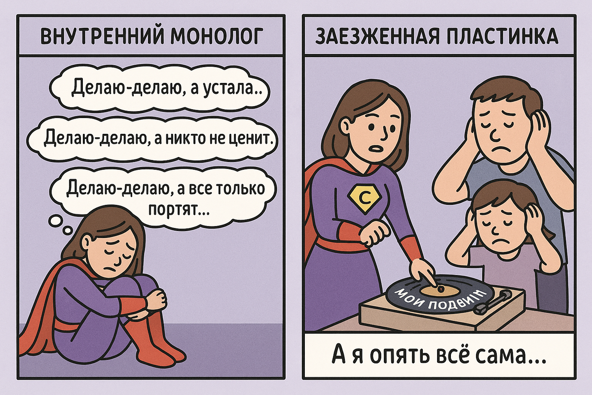 Героическая Бедняжечка - комикс от Анны Ященко