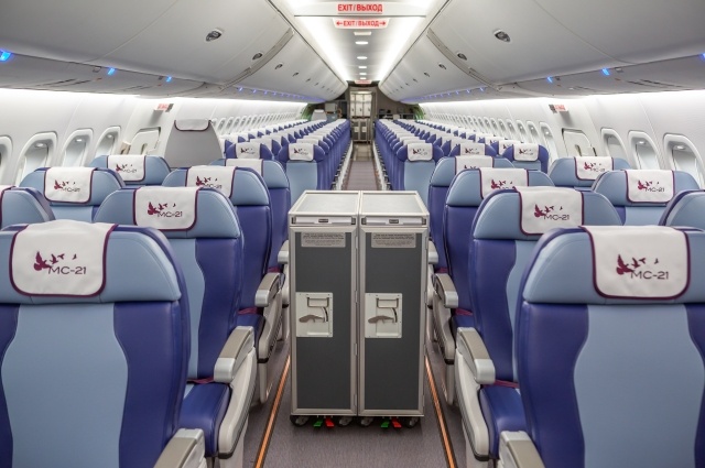    МС -21 весьма вместительный самолёт. Фото: Корпорация Иркут