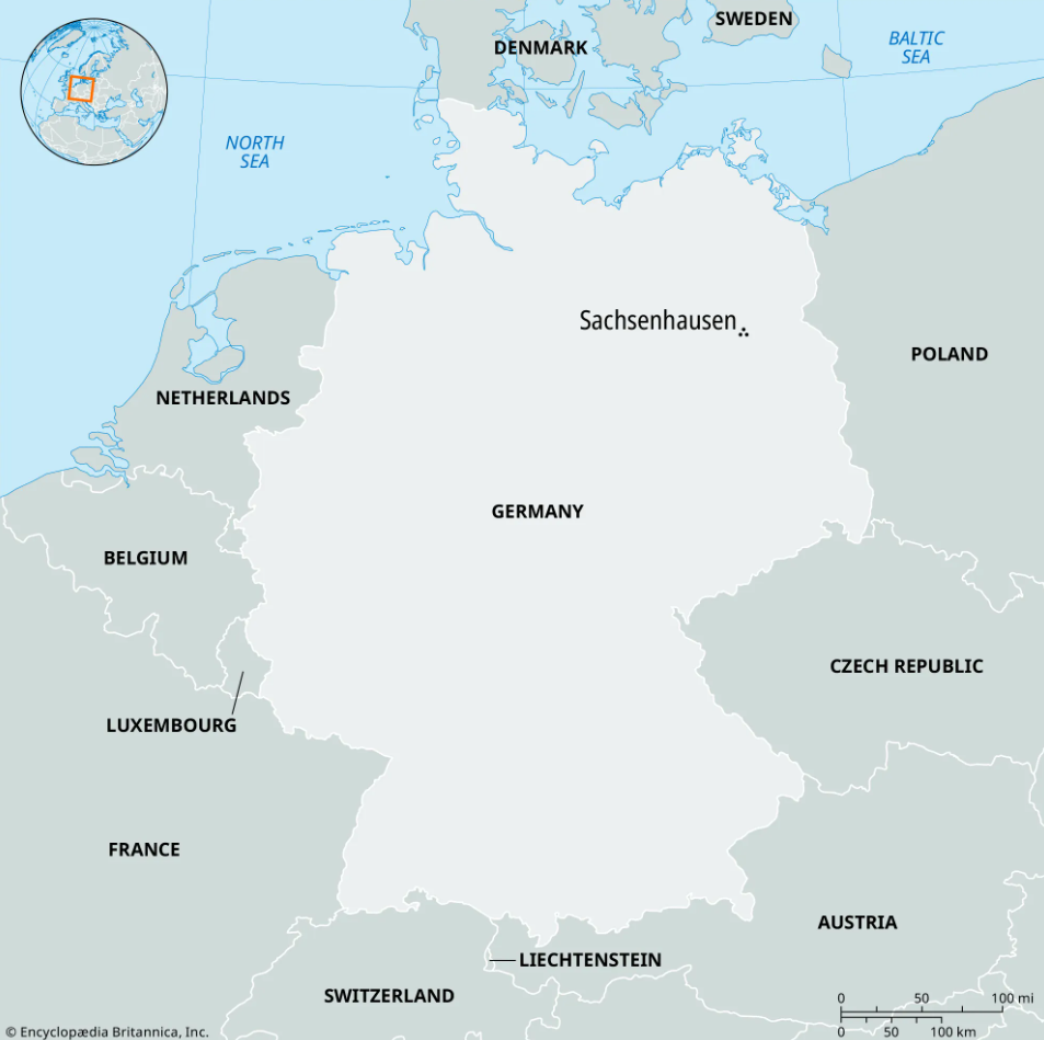 Концентрационный лагерь Заксенхаузен, Германия