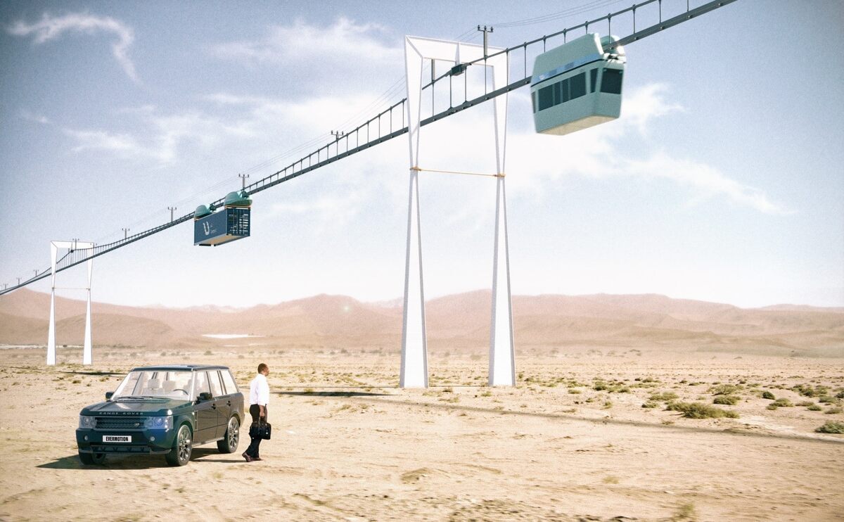    Визуализация опоры с использованием новой методики / © Unitsky String Technologies Inc.