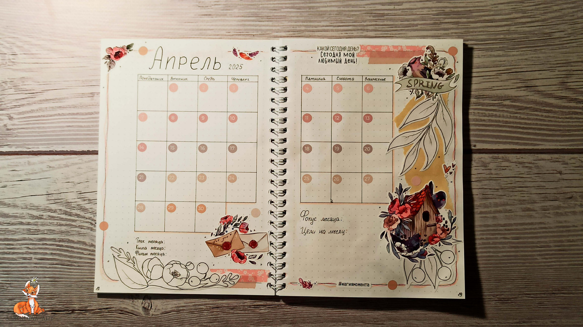 Титульный разворот на апрель2025