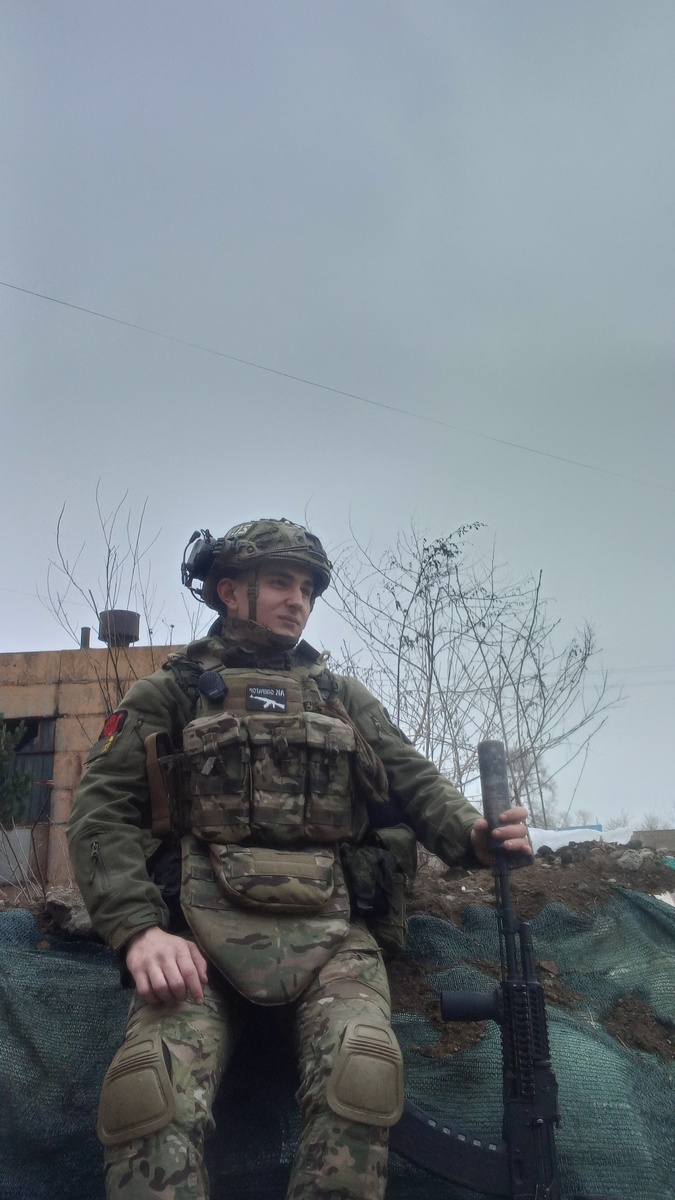 Рядовой стрелок Народной милиции ДНР Родион Кара