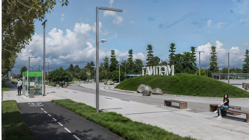 Эскиз аллеи от пр. Вахитова до Шинников в Нижнекамске.📷Фото: Telegram-канал @radmirbelyaev