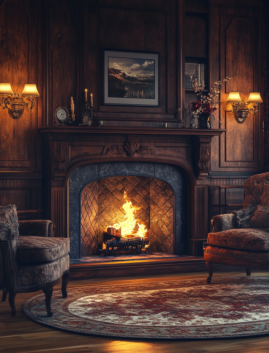    Электрический камин Provence: как создать уют в викторианском стиле с помощью современных технологий Kamin