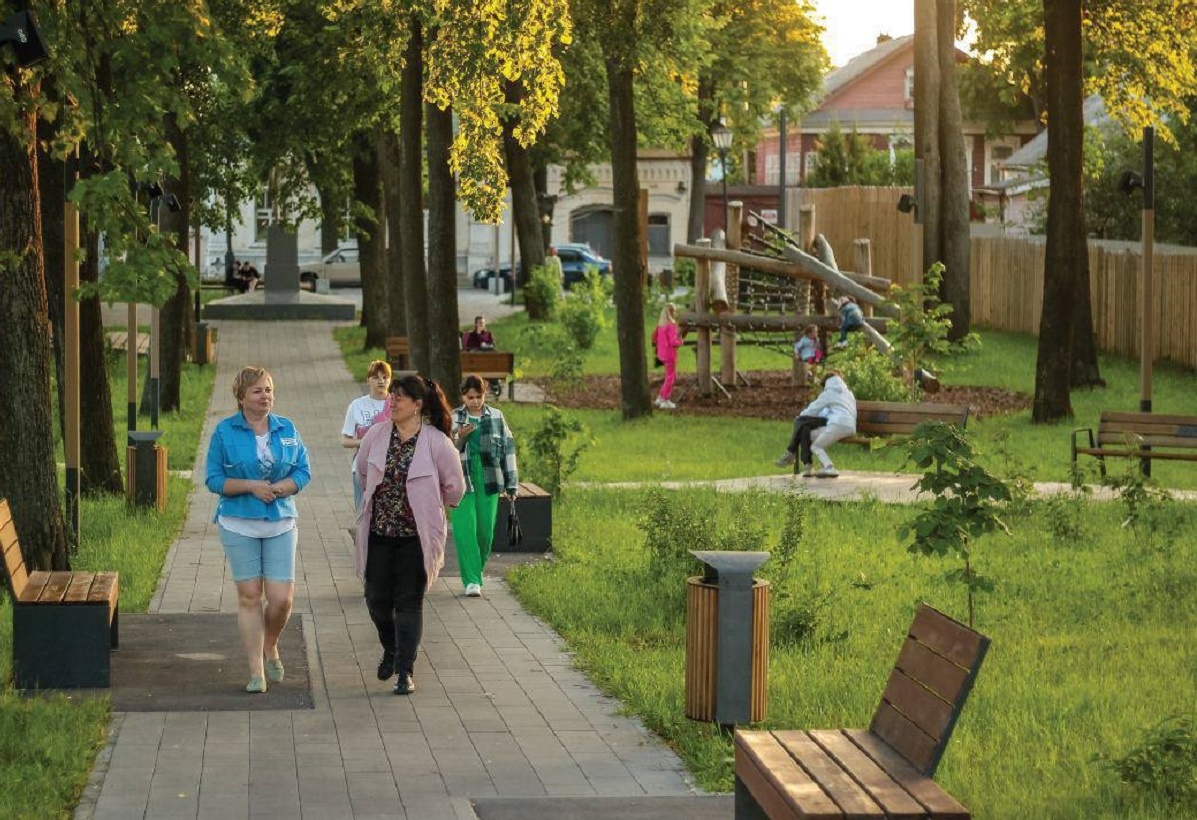    Обновлённые территории становятся местом притяжения жителей