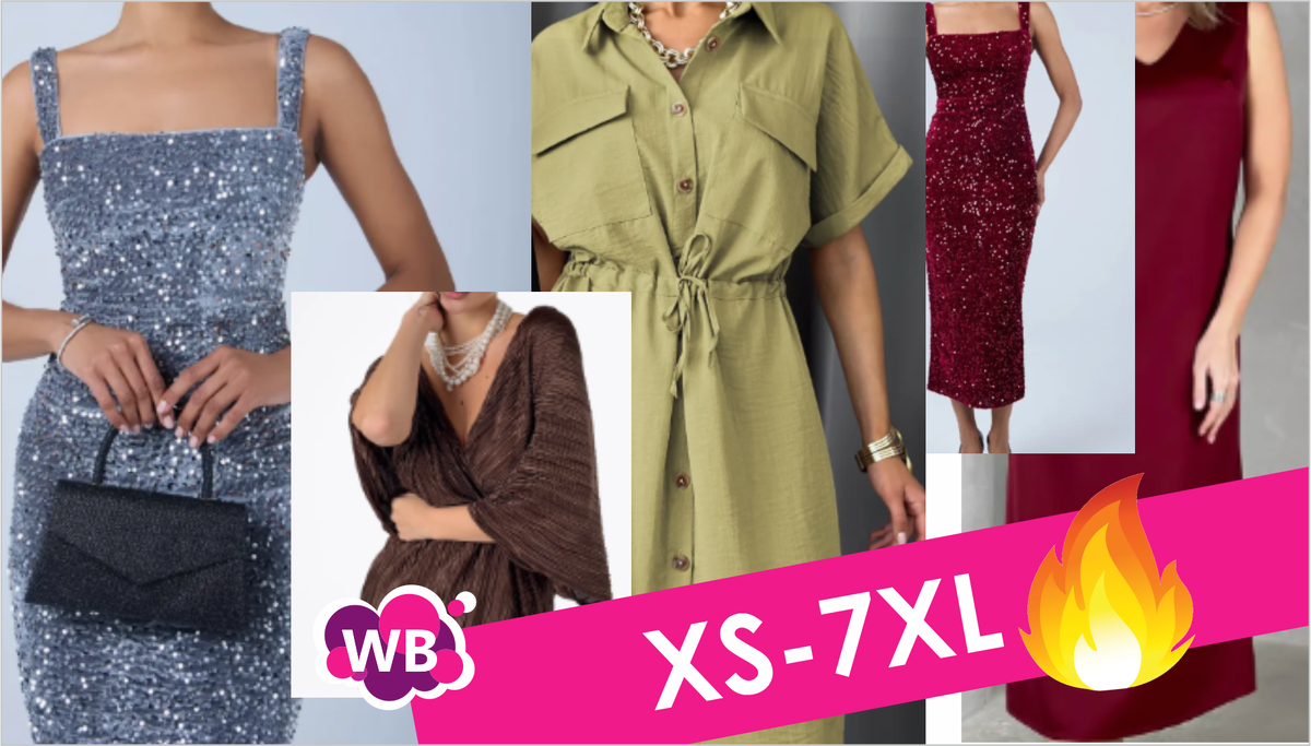 Еcть даже 7XL - Красивые платья на любой размер