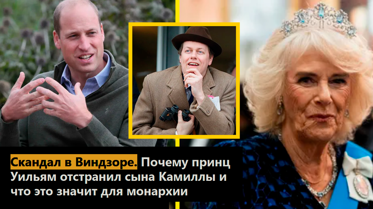 Скандал в Виндзоре. Почему принц Уильям отстранил сына Камиллы и что это значит для монархии