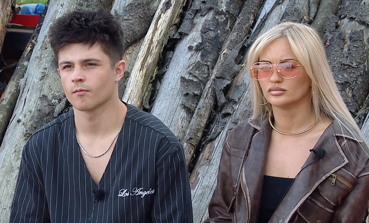 Никита Гуранда и Элина Рахимова (фото из эфира на «Okko»)