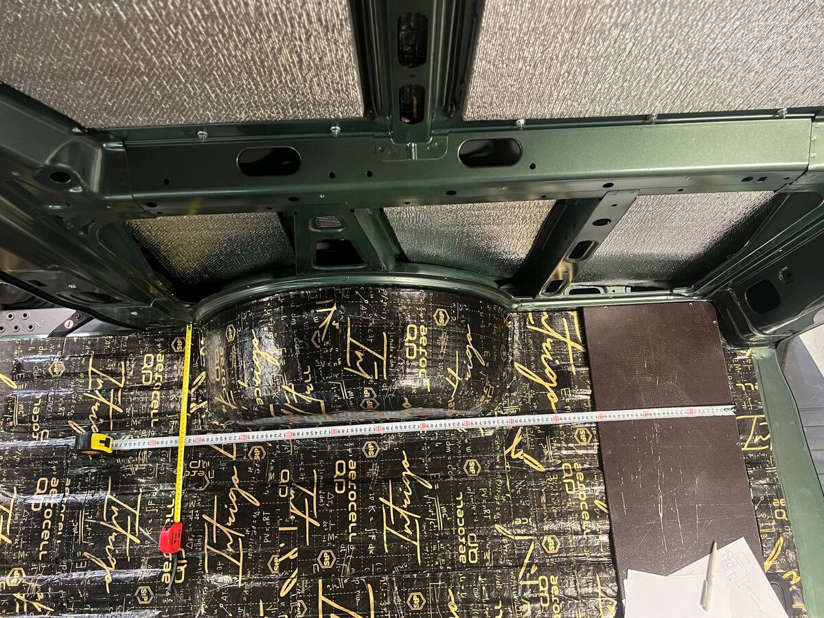 измеряю кузов sobol NN 4x4 автодом