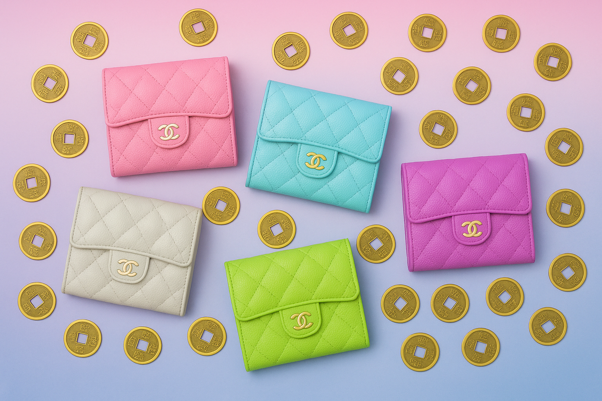 денежный цвет кошелька