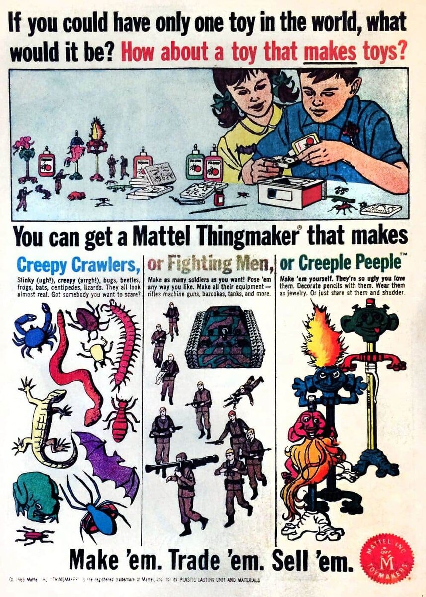 Рекламные страницы из каталогов 1960-1970 годов. Изображения с сайта Clicamericana.com