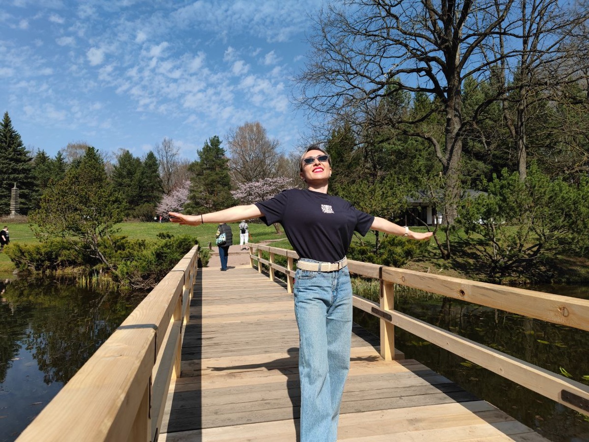 Мир сакур и японских домиков, экспозиция "Японский сад", Ботаническая, 4