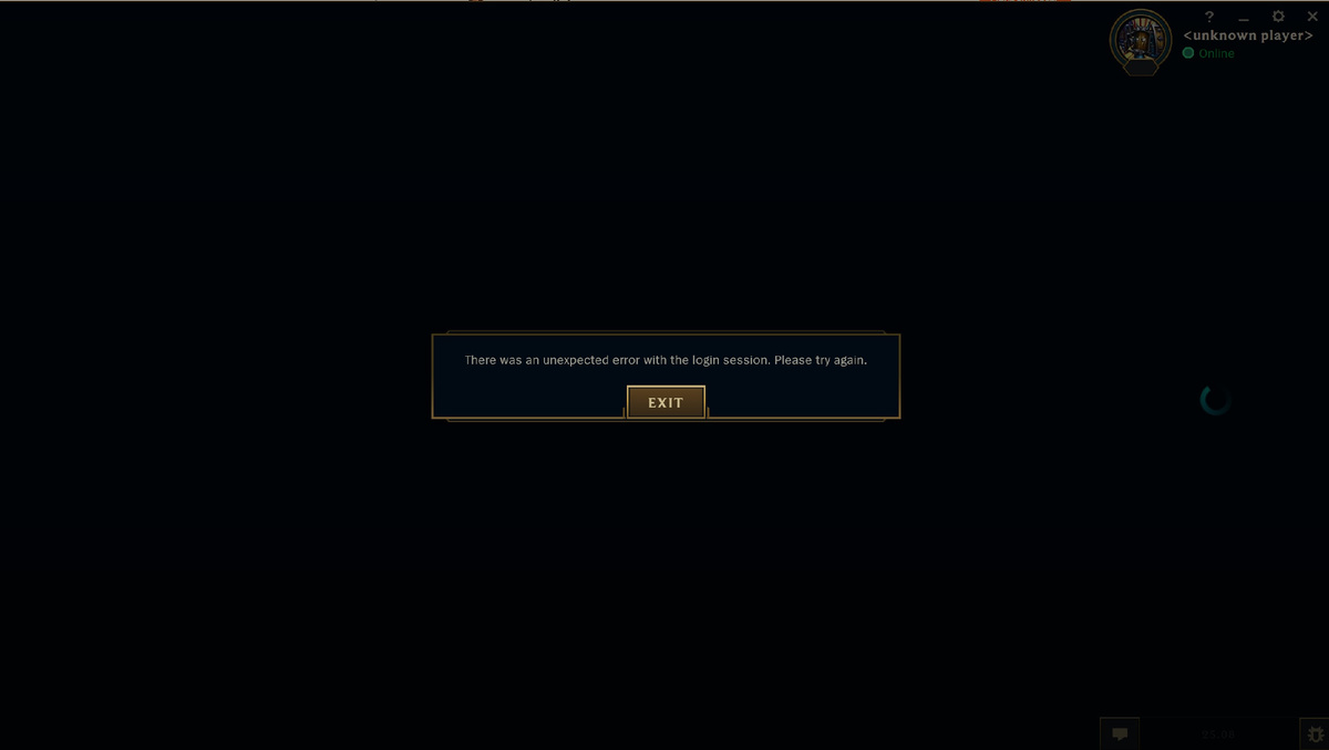 Ошибка соединения.