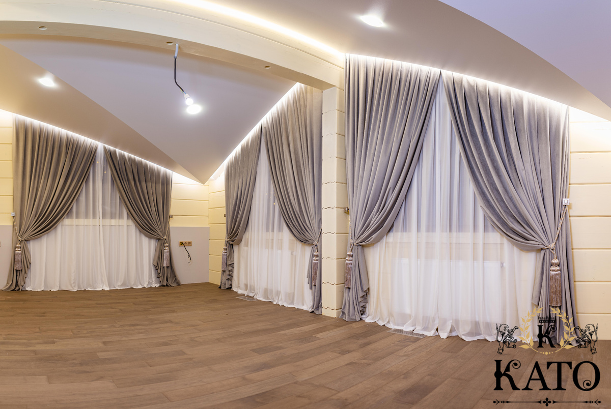 Шторы на окна нестандартной формы