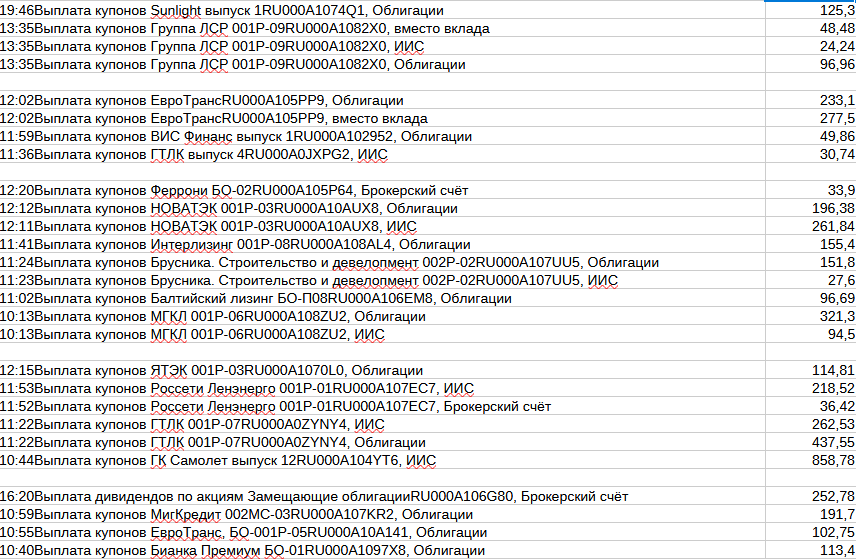 выплаты часть 2