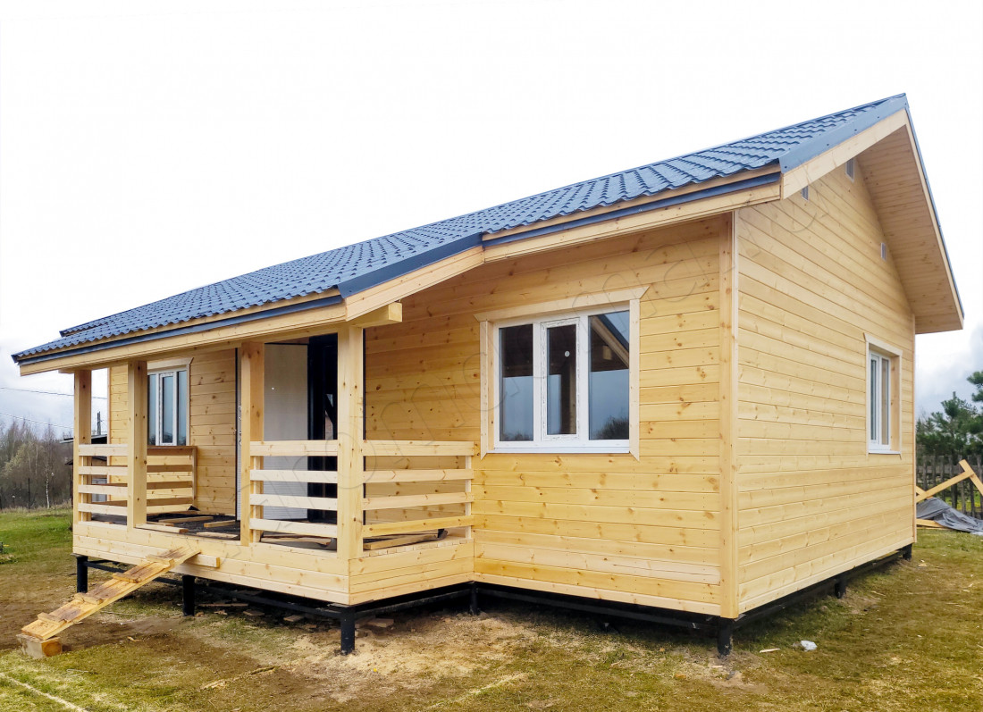 Каркасный дом в деревне Лука-2