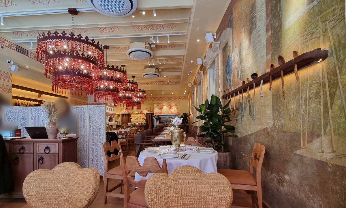 "Kalinka на Неглинке", интерьер