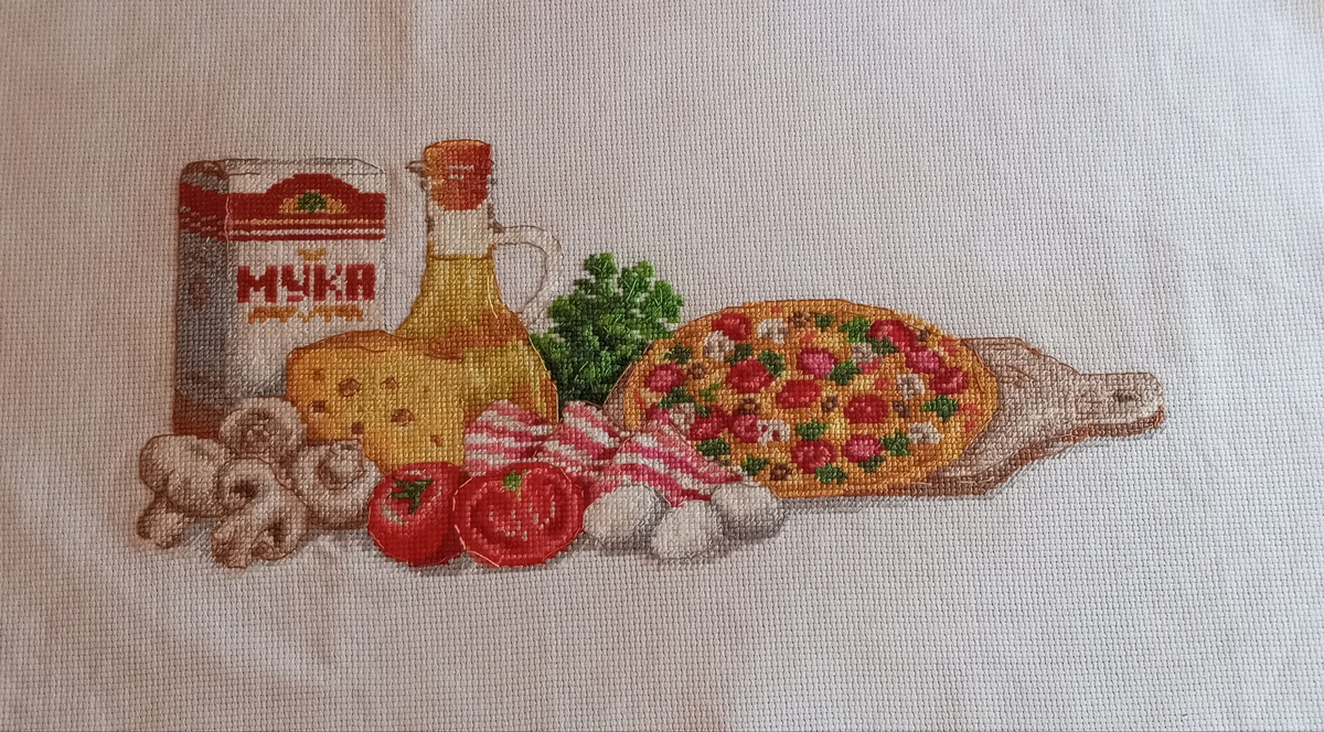 Мулине Гамма, канва.