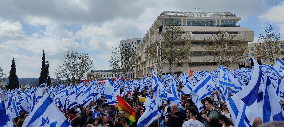 Израильтяне любят свой флаг