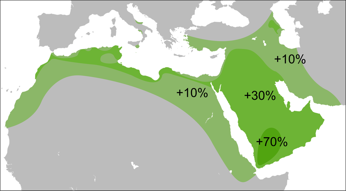 Территории распространения гаплогруппы J1 M267 