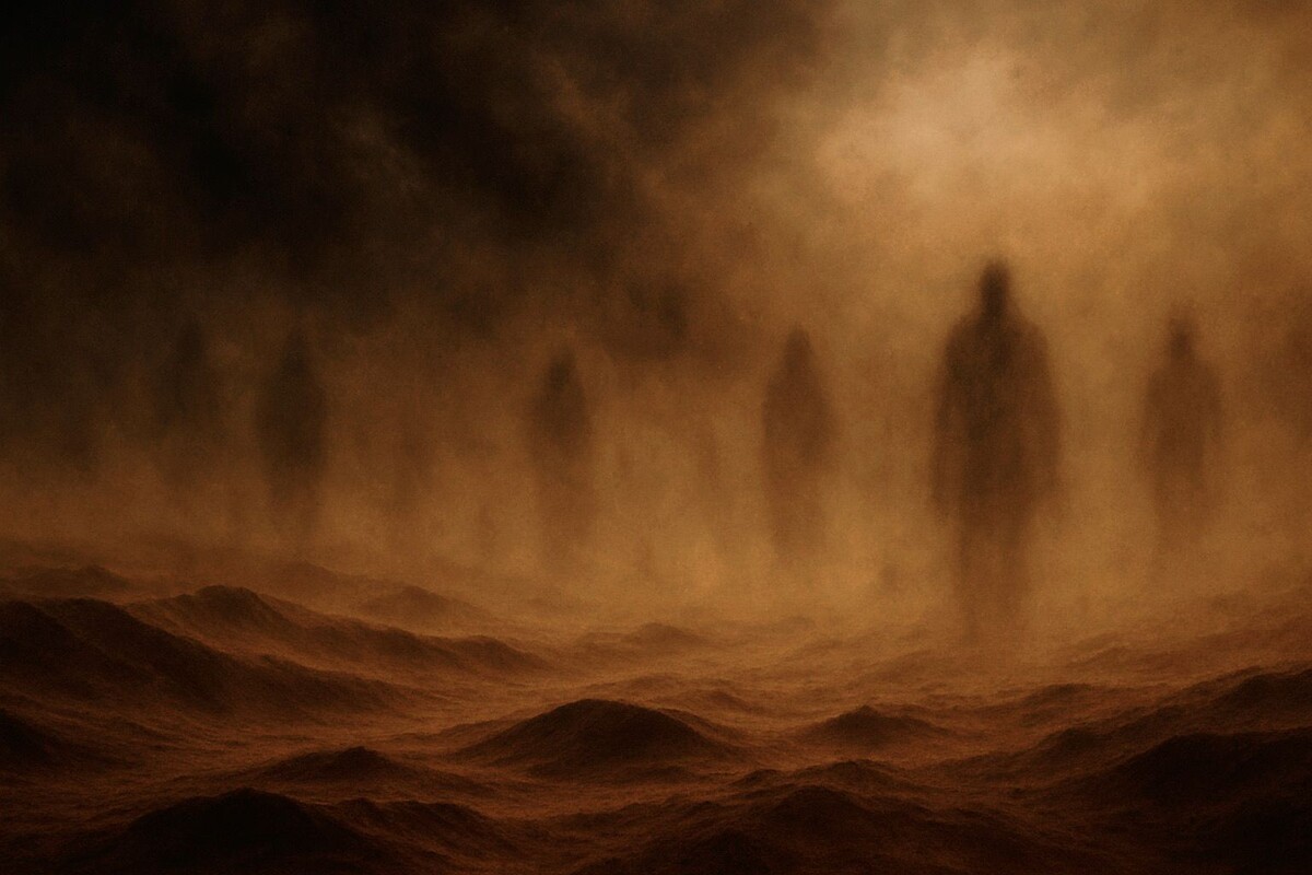 Когда пустыня дышит, появляются силуэты без хозяев