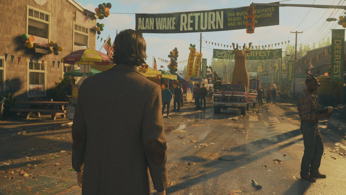 Скриншот из игры "Alan Wake 2"