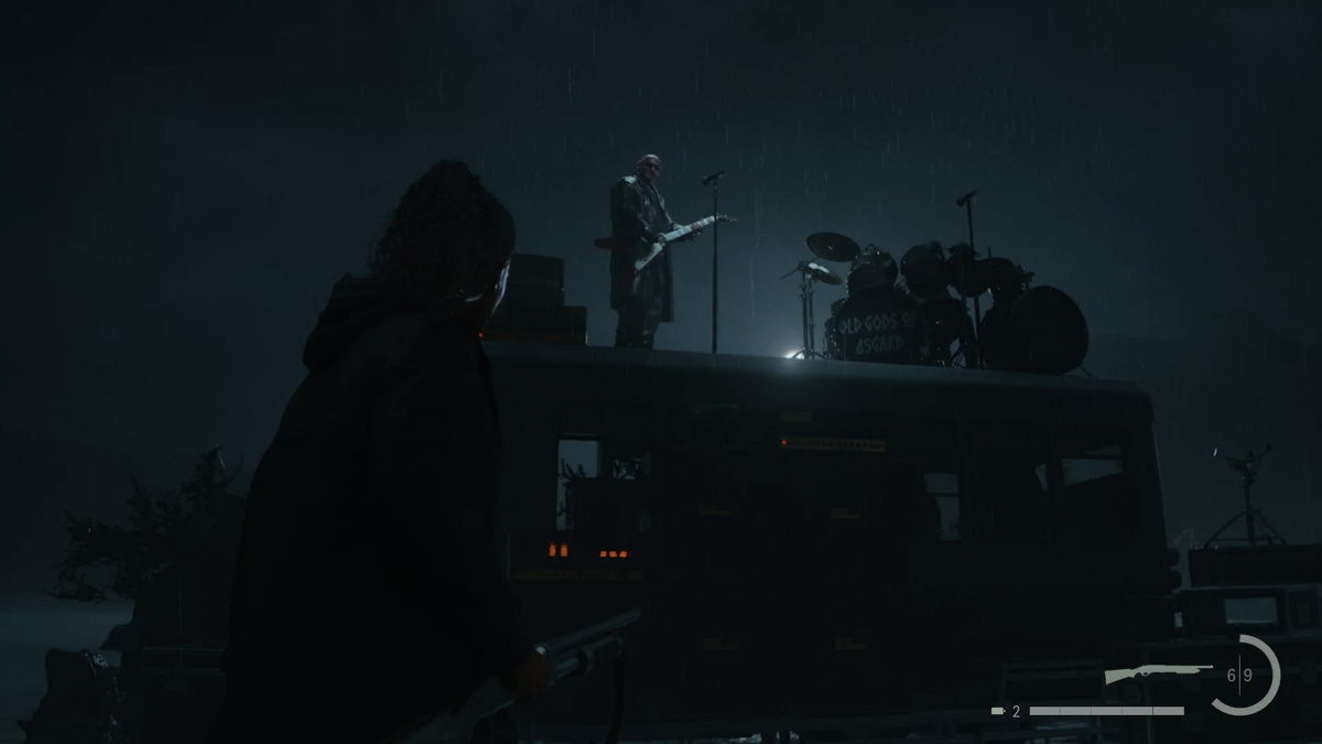 Скриншот из игры "Alan Wake 2"