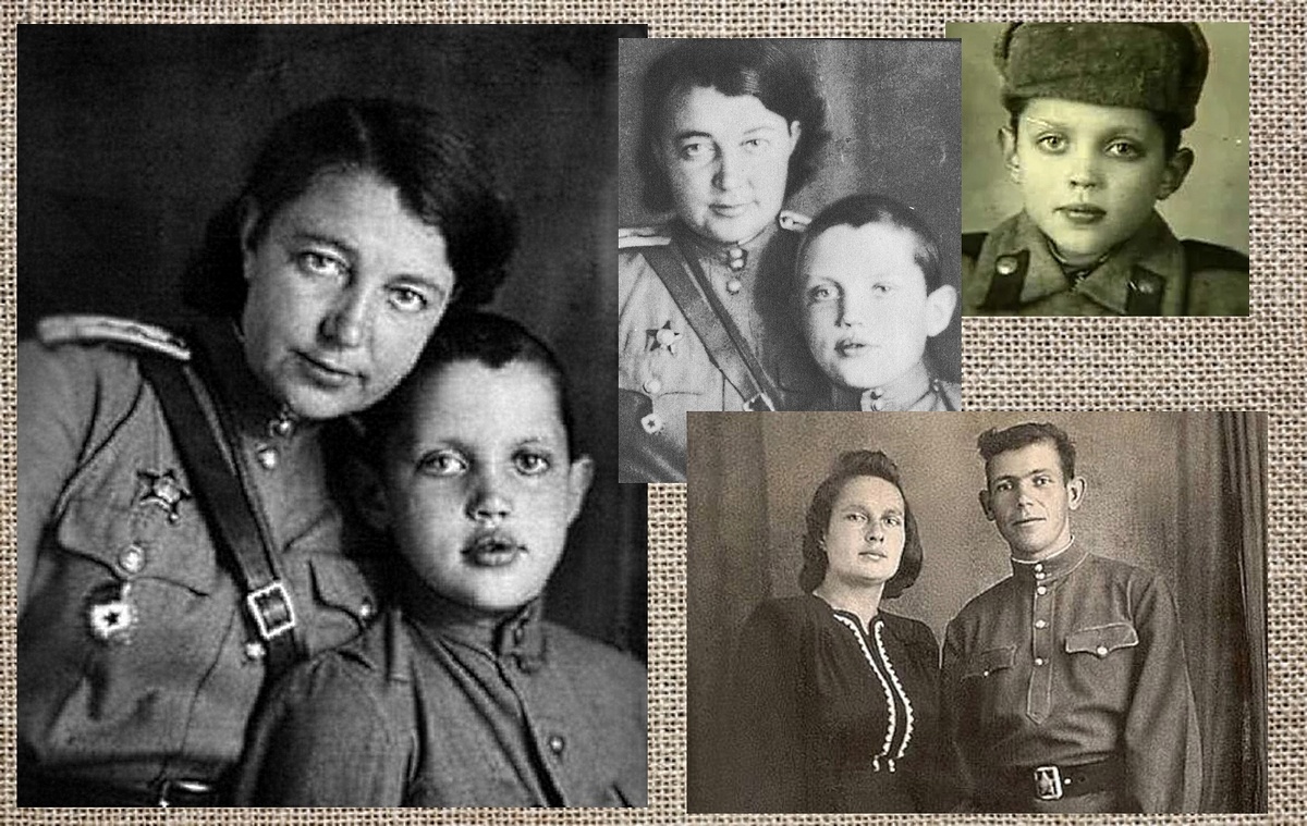 Родители и маленький Роберт