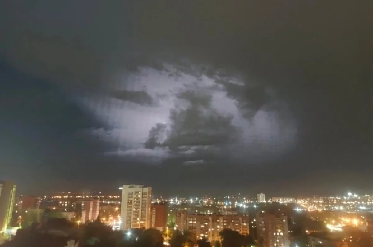    В Пензенской области ожидаются ветер, дождь, гроза и +15ºС