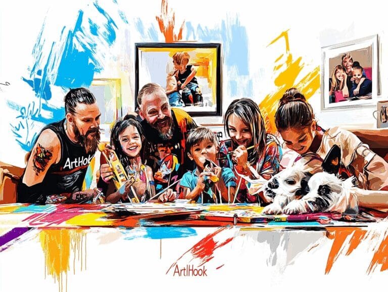    Как создать идеальную картину всей семьи: секреты гармонии и взаимопонимания через искусство Art-Hook.Ru