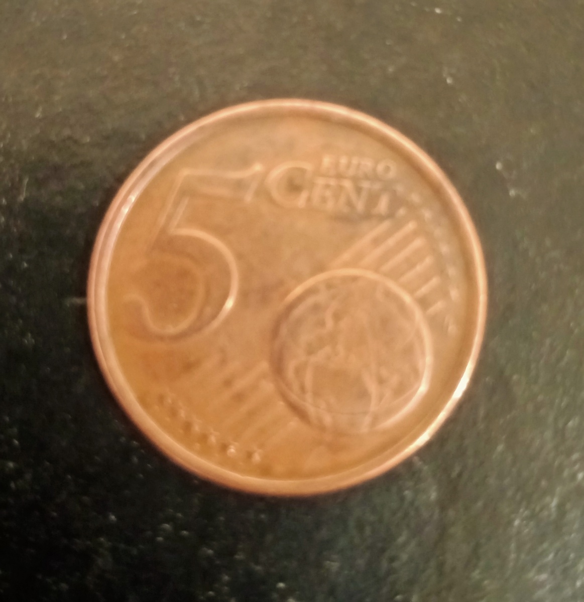 Аверс монеты 5 евро центов. 2002г. 