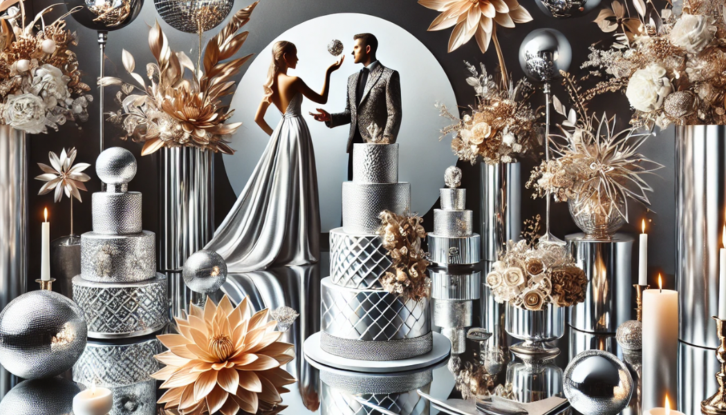 Эстетика стиля металлик — это блеск, смелость и эффект «вау» с первого взгляда.