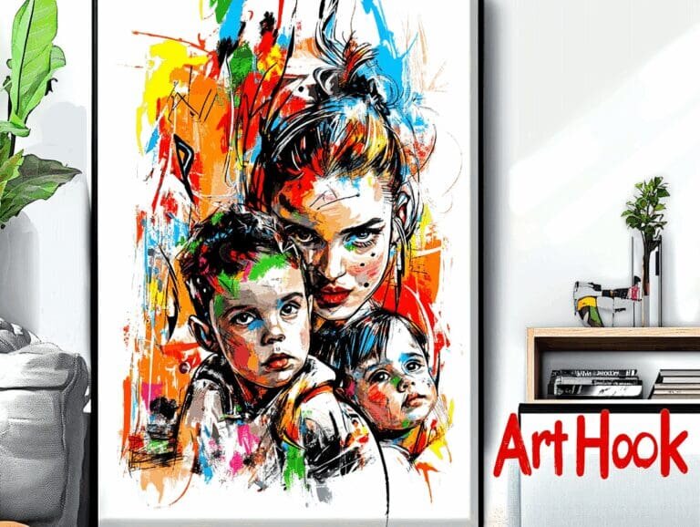    Портрет семьи на холсте: создайте уникальное наследие и сохраните важные моменты жизни навсегда Art-Hook.Ru