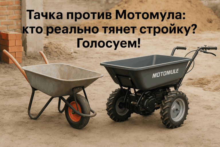    Как выбрать строительную технику? Узнайте сравнение тачек и мотобуров для максимальной эффективности на стройке! Artem Motomul