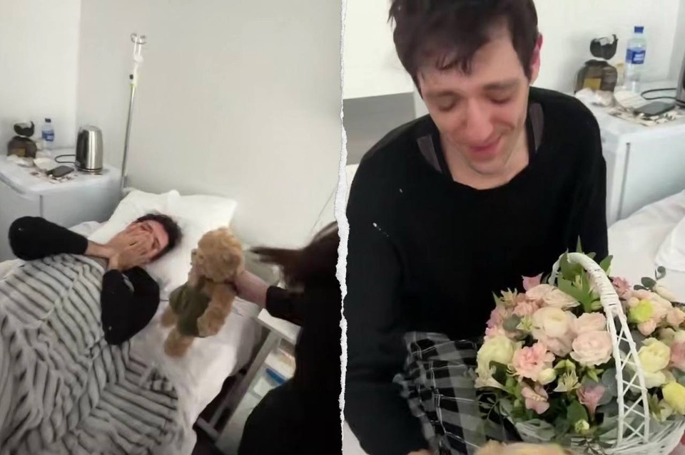    Экстрасенсы навестили Шепса в больнице. Фото: скрин видео со страницы Ольги Якубович