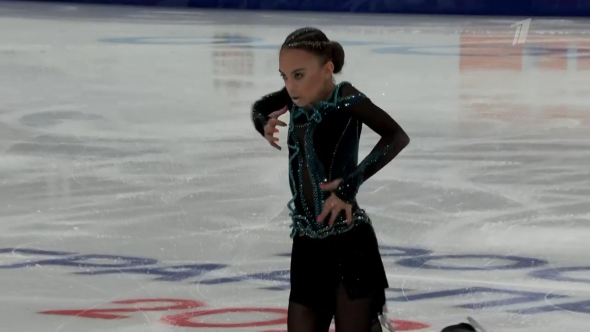    Валерия Лукашова. Фото: стоп-кадр прямого эфира "Первого канала".