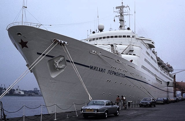 Михаил Лермонтов в Англии (город Тилбери) 1983 год.