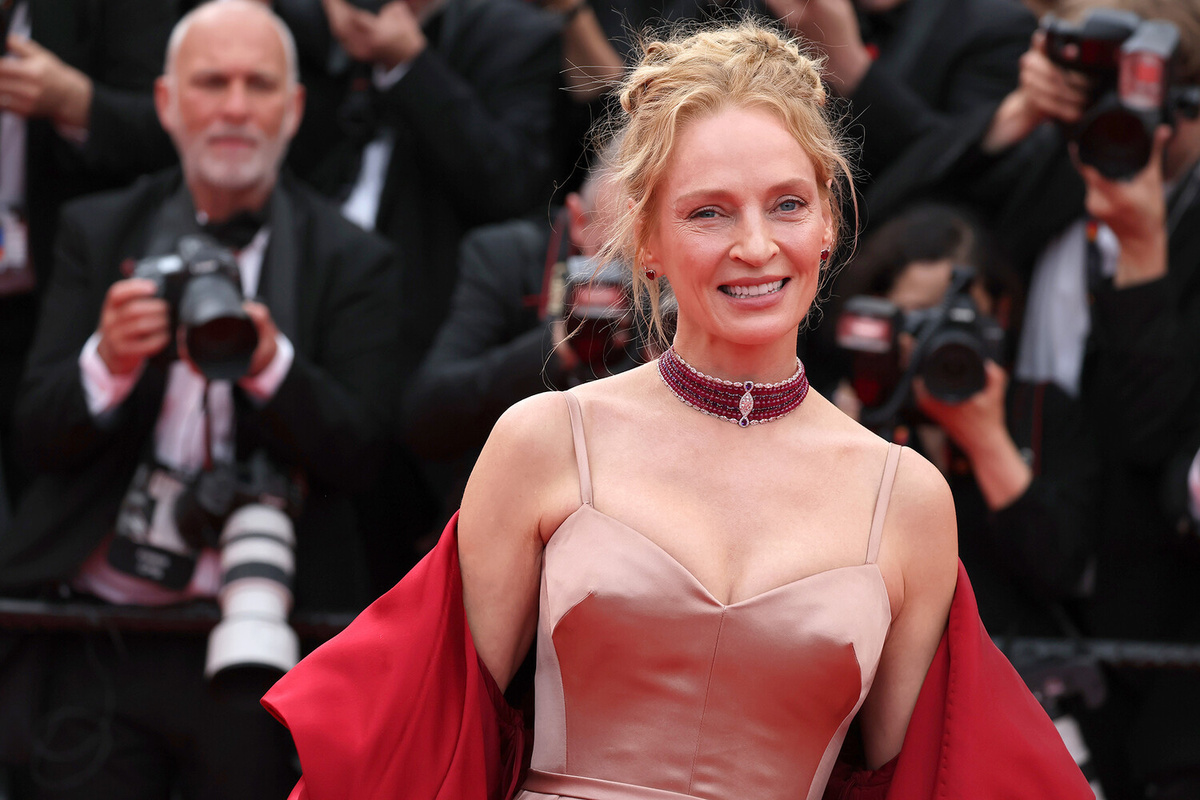 Ума Турман, 2023 год ©Victor Boyko/Getty Images