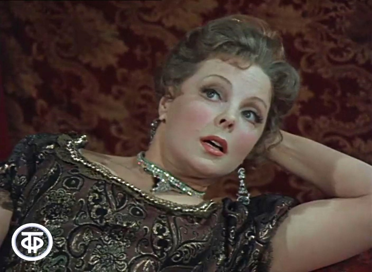 Кадр из фильма-спектакля "Ярмарка тщеславия" (1976)