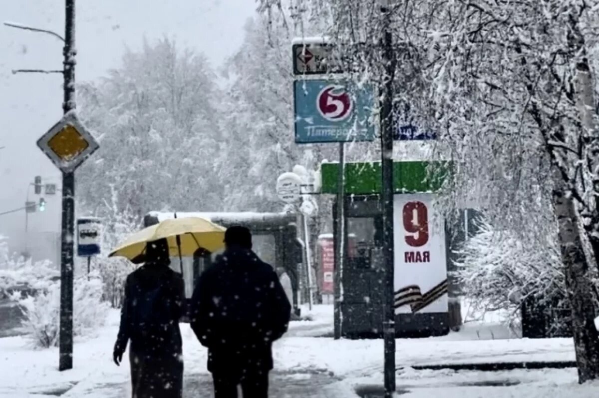    Снегопад накрыл Югру.