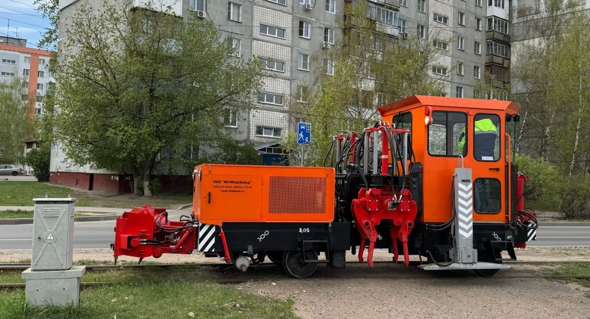    Техническая обкатка трамвайных путей началась в Автозаводском районе Нижнем Новгороде